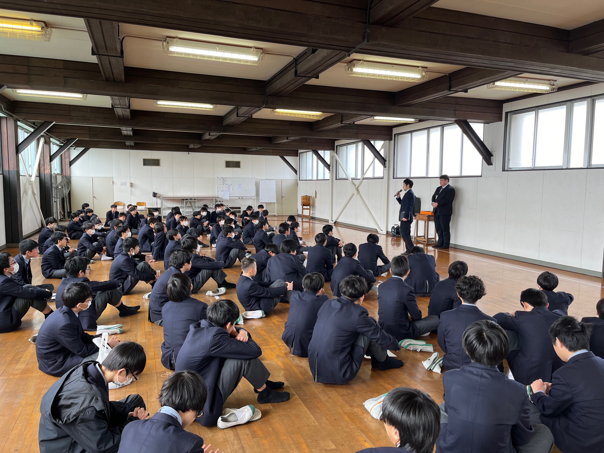 中学２年生学年集会