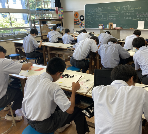 授業の様子～美術～