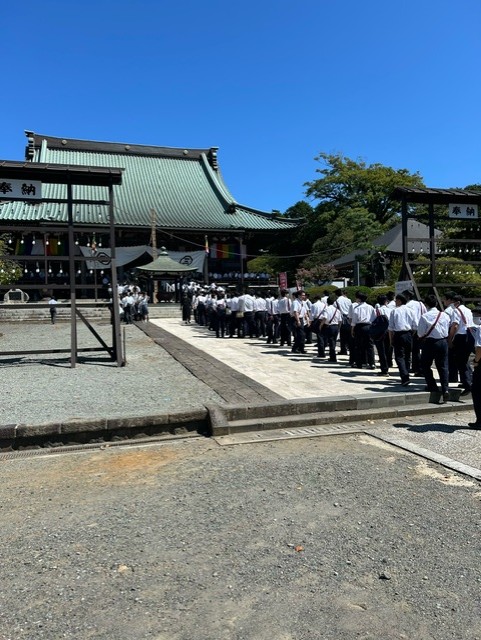 遊行寺にて慰霊祭