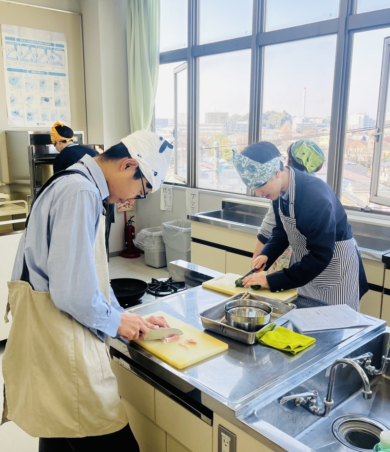 高校２年生家庭科調理実習