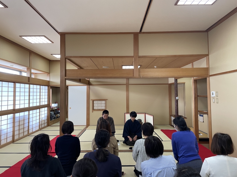 中学３年２組　卒業茶会