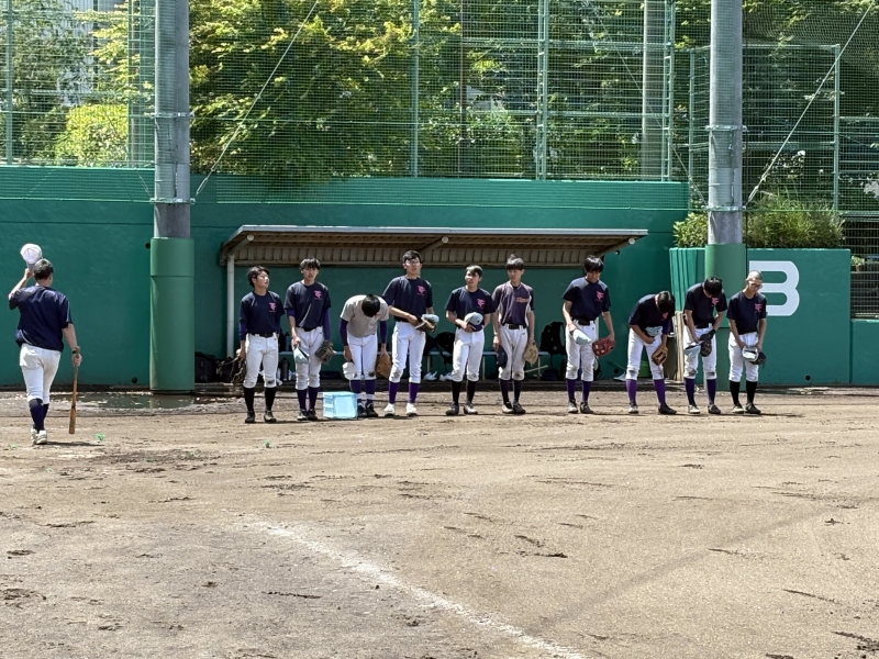 高校軟式野球部活動報告～球場練習～