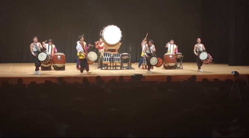 和太鼓同好会活動報告～110周年記念式典で演奏～