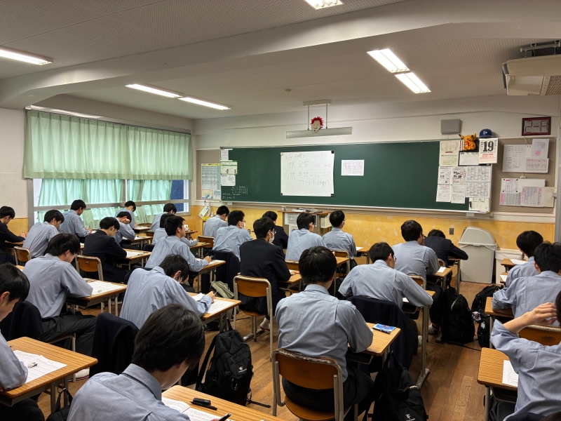 中間試験が始まりました！