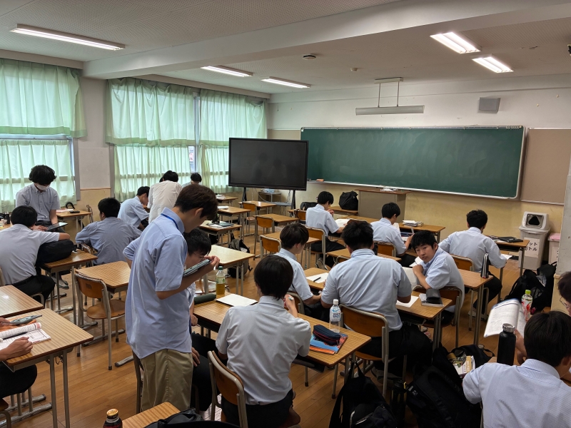期末試験が始まりました