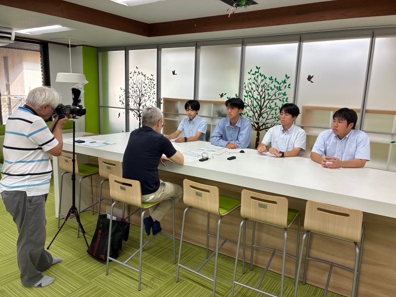 私立高校進学なびより取材を受けました
