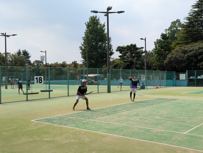 高校ソフトテニス部活動報告～私学大会夏季個人戦～