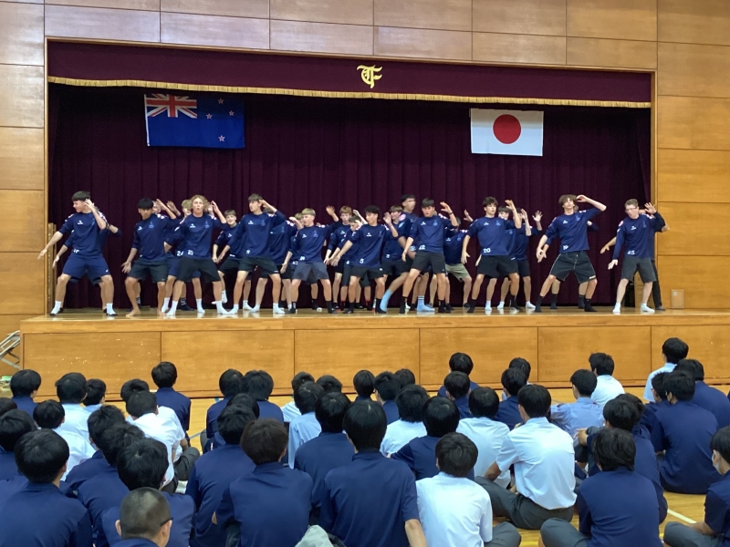 Tauranga Boys' College学校訪問～9月22日～