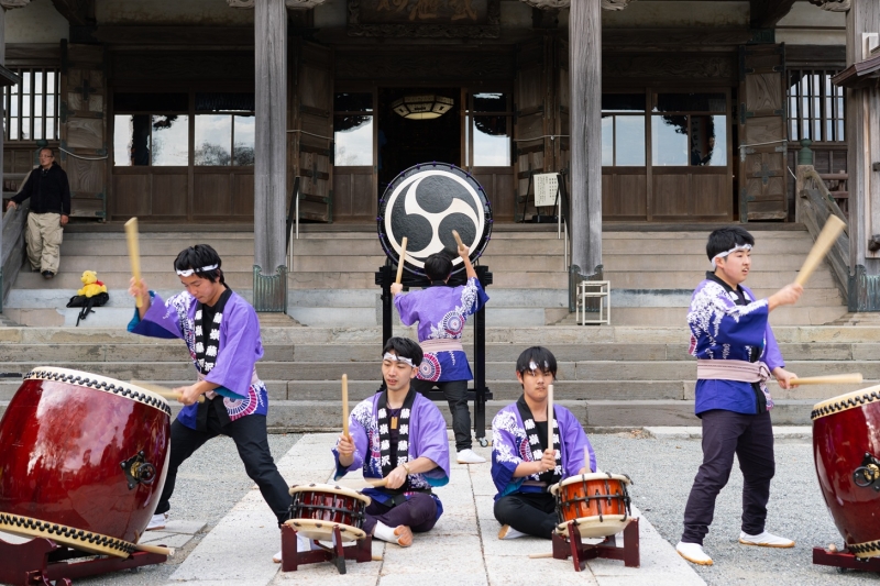 和太鼓同好会活動報告～龍口寺交差点バザール～