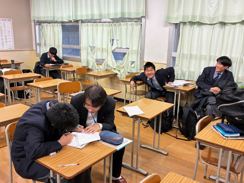 ２学期期末試験前日 ～放課後学習の様子～