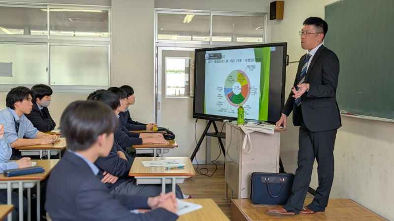 高校２年生探究授業～身近なことから税金を学ぼう～