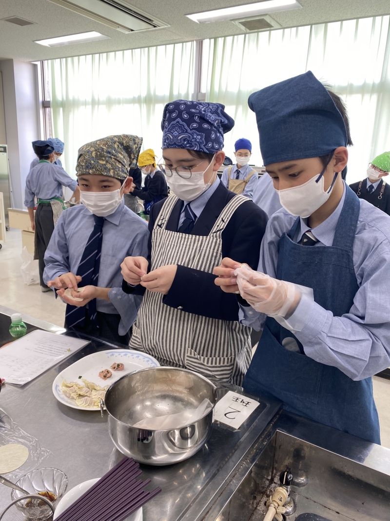 授業の様子～家庭科～