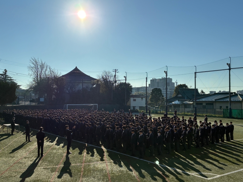 三学期始業式