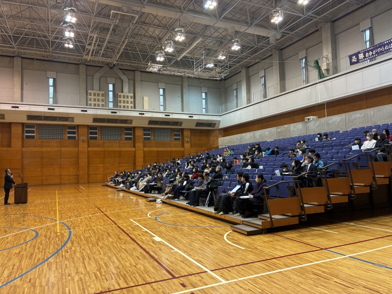 中学入学準備説明会を開催しました