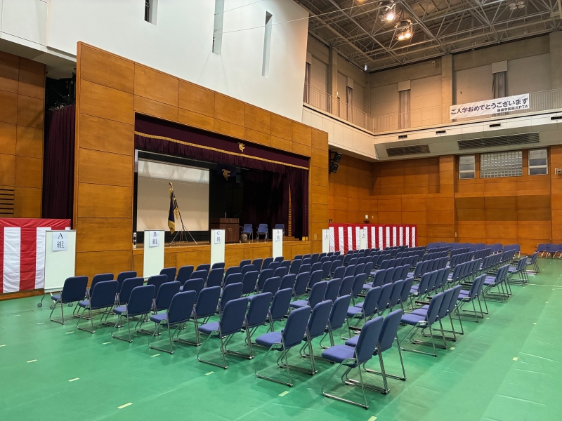 入学式前日～新入生を迎える準備が整いました～