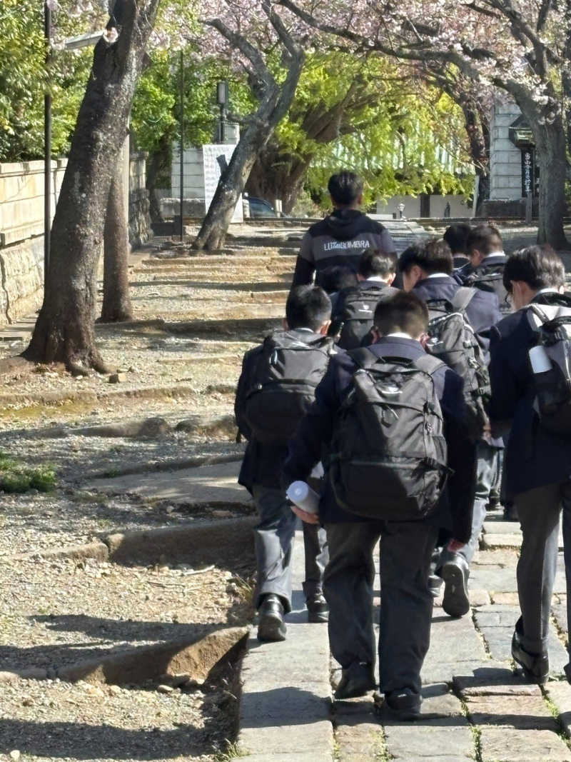 中１通学路指導