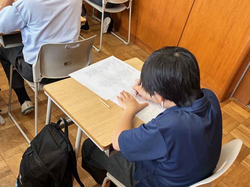 月例テストが行われました
