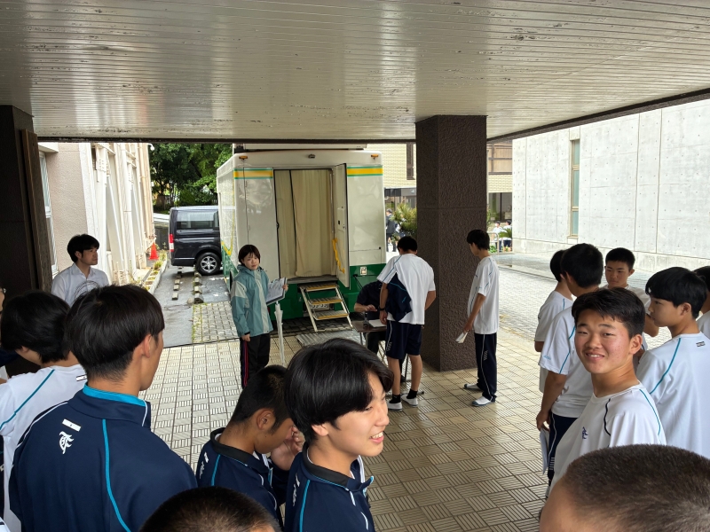 中間試験終了・健康診断実施
