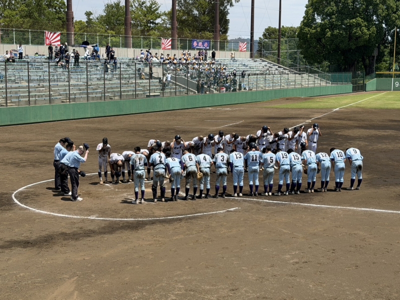 高校軟式野球部活動報告～県予選１回戦～