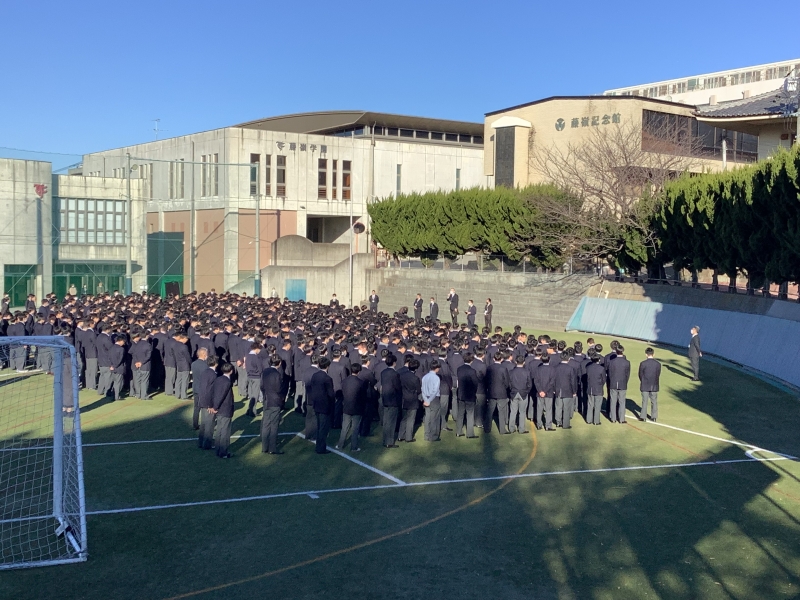 ３学期 始業式