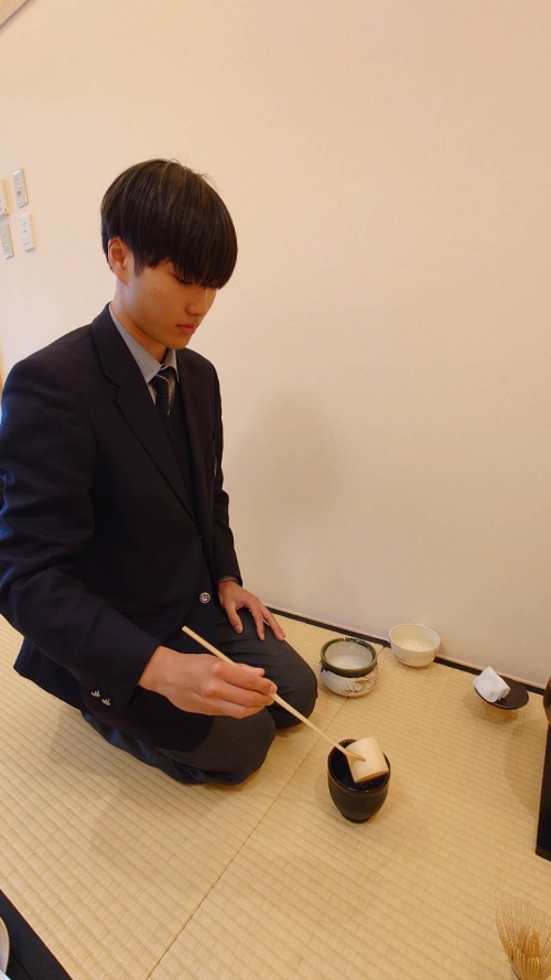 高校2年生修了茶会「保護者感想」