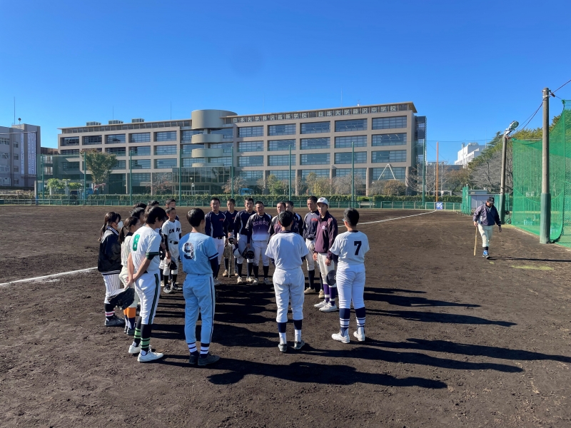 選手技術講習会　【中学野球部】