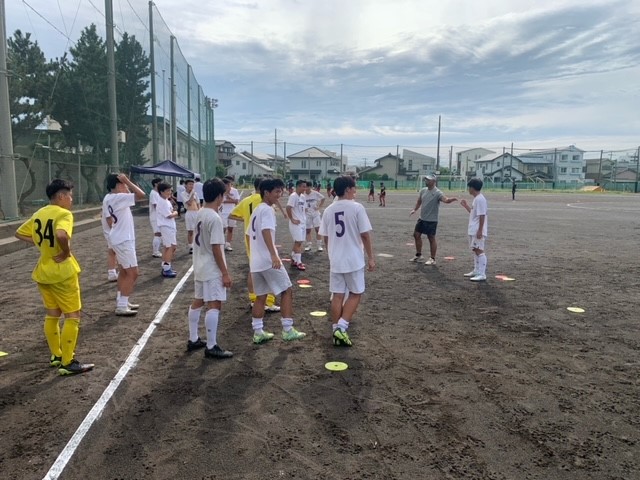 夏休み活動報告　【高校サッカー部】