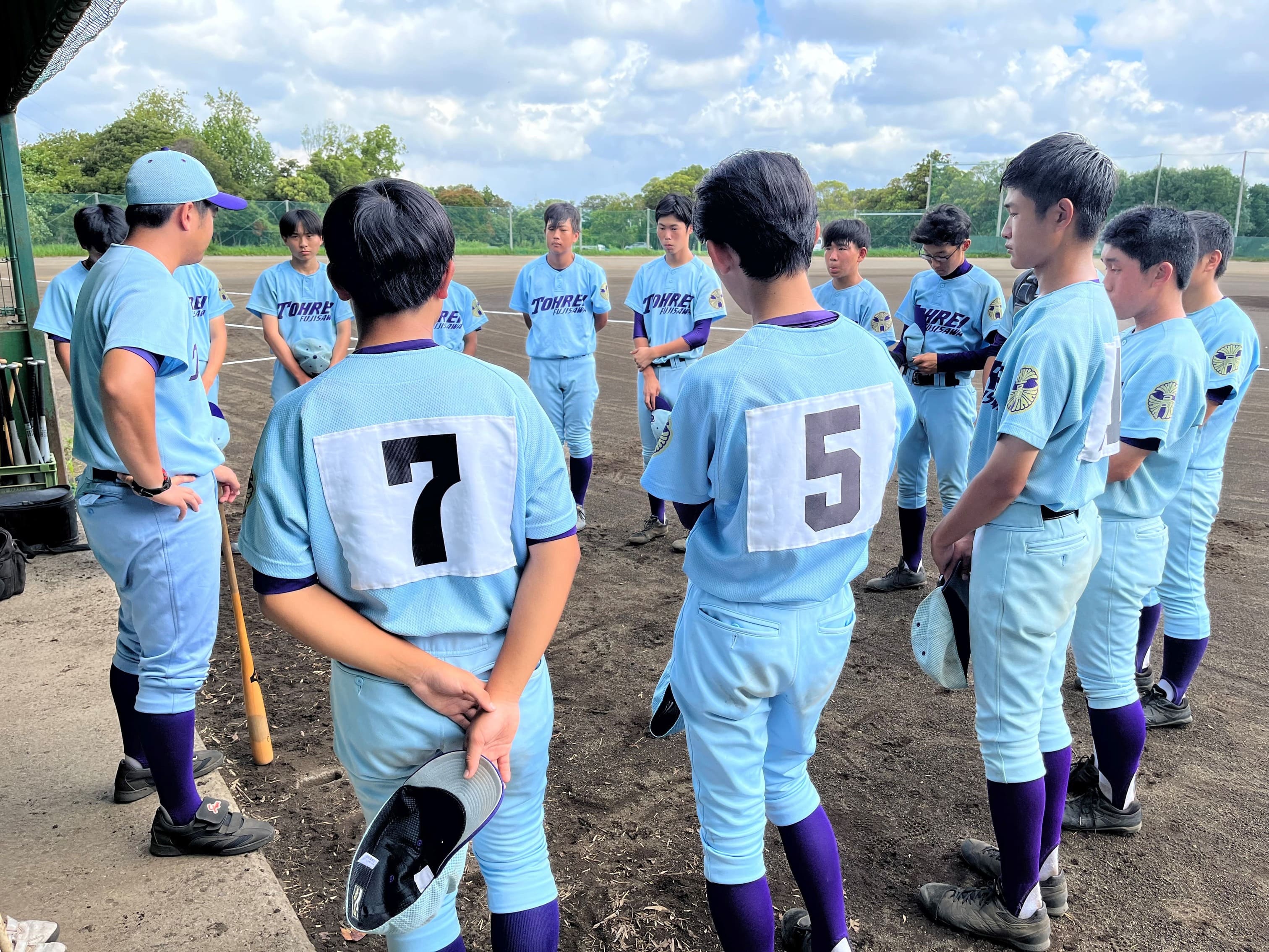 秋のリーグ戦（３日目）　【高校軟式野球部】