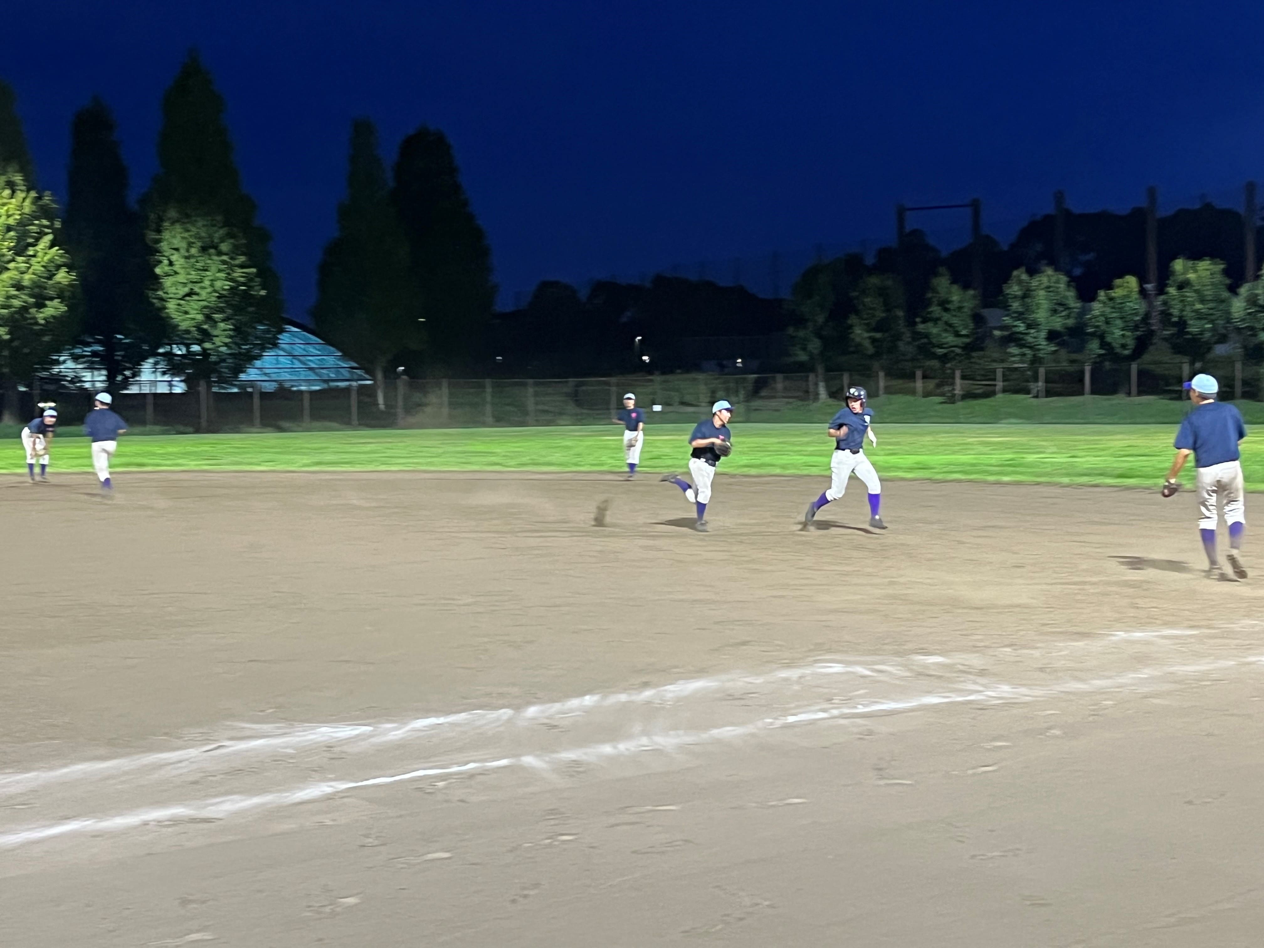 横浜清風・県商工連合チームとの練習試合　【高校軟式野球部】