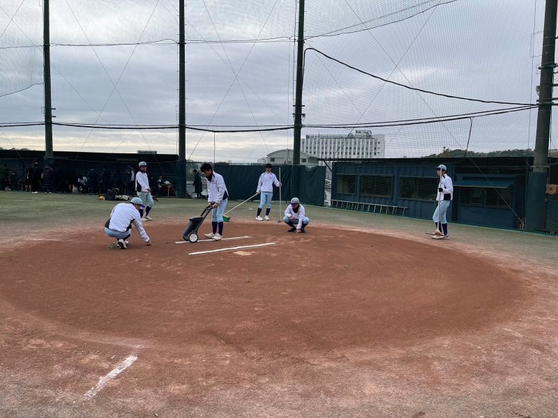 横浜隼人高校との練習試合　【高校軟式野球部】