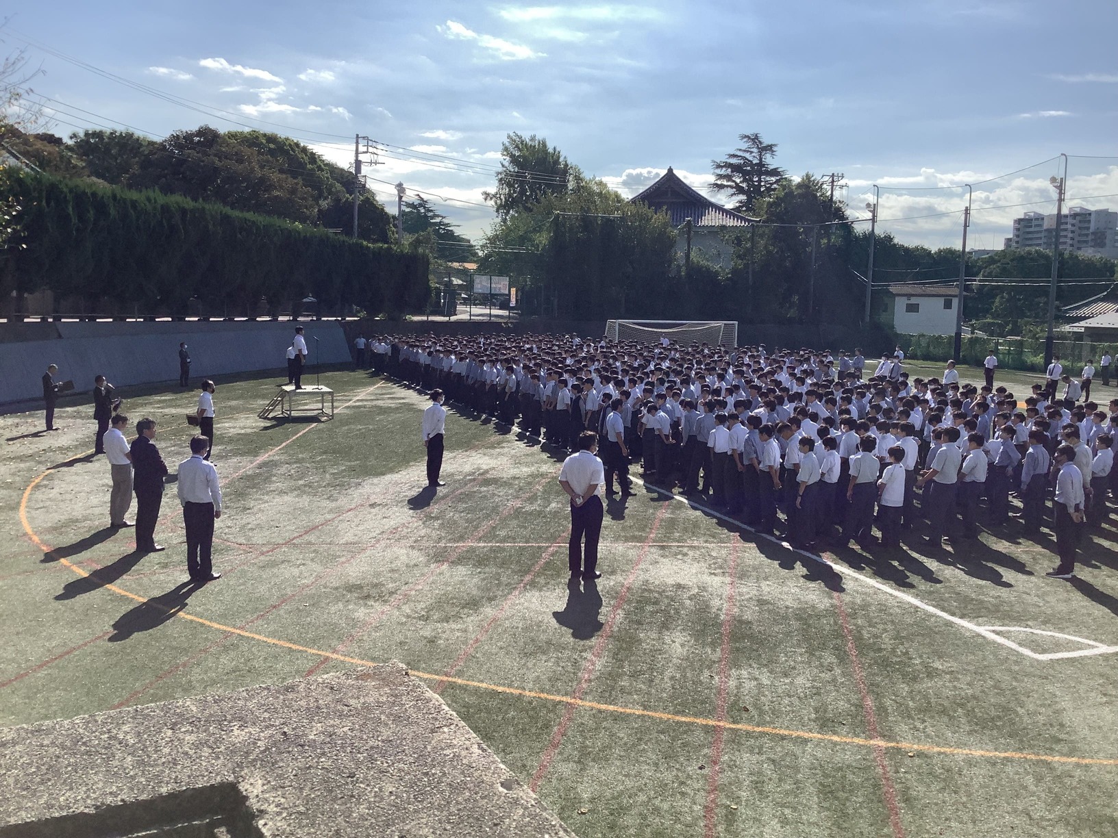 １０月朝礼