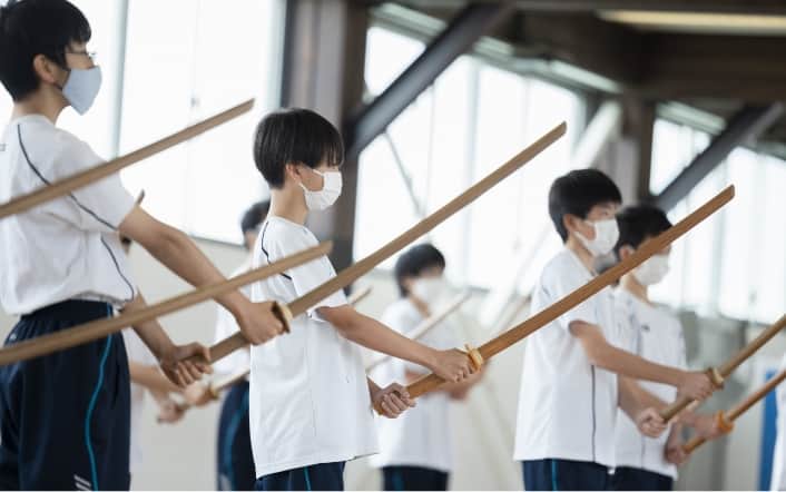 剣道の授業(中高一貫のみ)